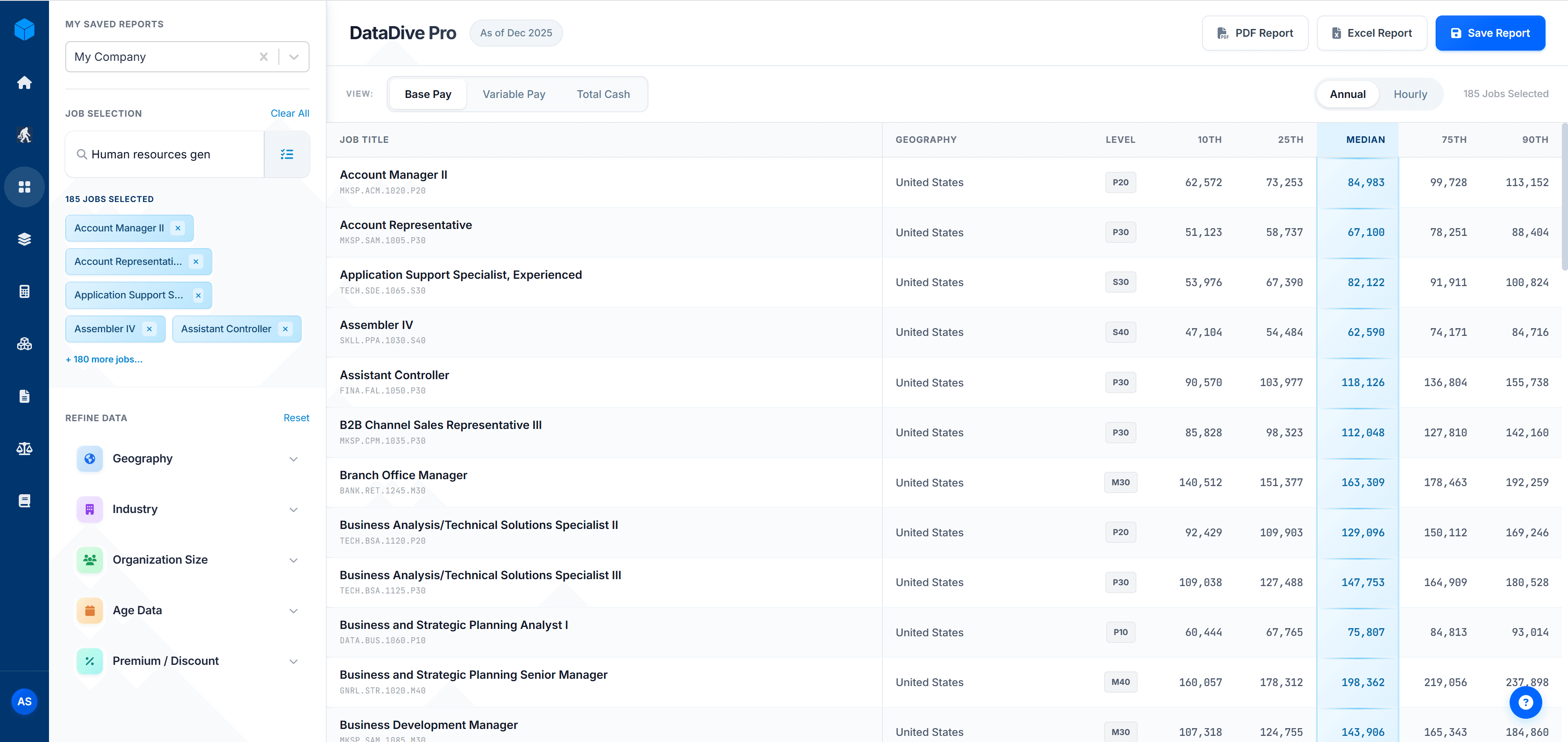 DataDive Pro — Salary Benchmarking Platform