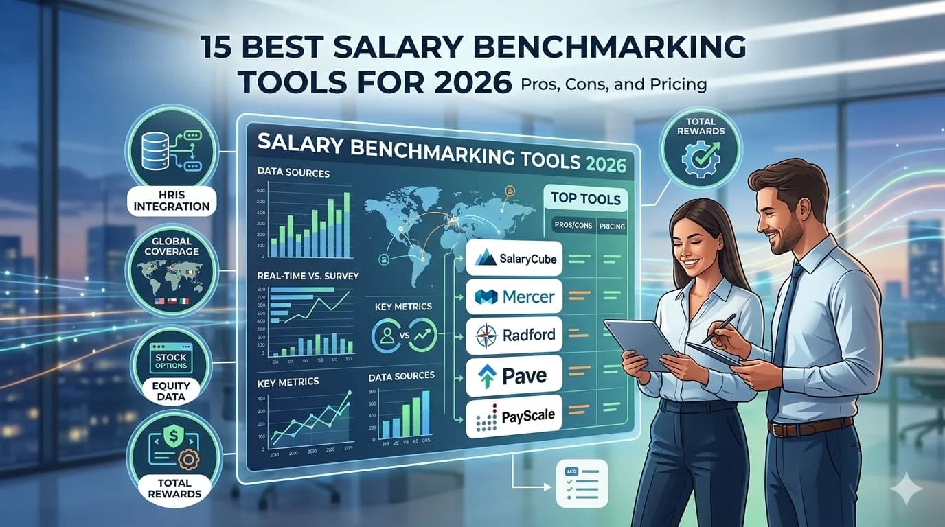 15 Best Salary Benchmarking Tools for 2026: Pros, Cons, and Pricing