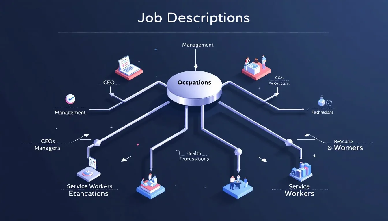 An illustration of job descriptions and their role in job classification.