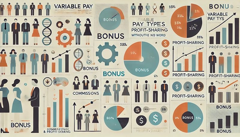 An illustration representing the challenges of implementing variable compensation plans.