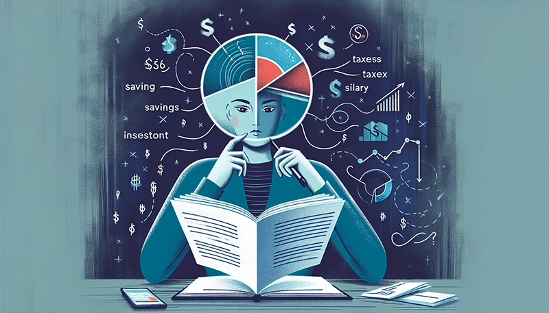 Illustration emphasizing the importance of knowing annual salary