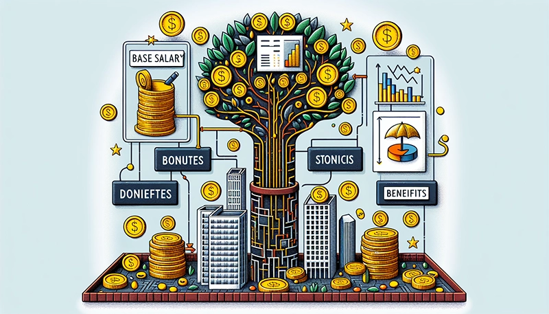 Salary components breakdown