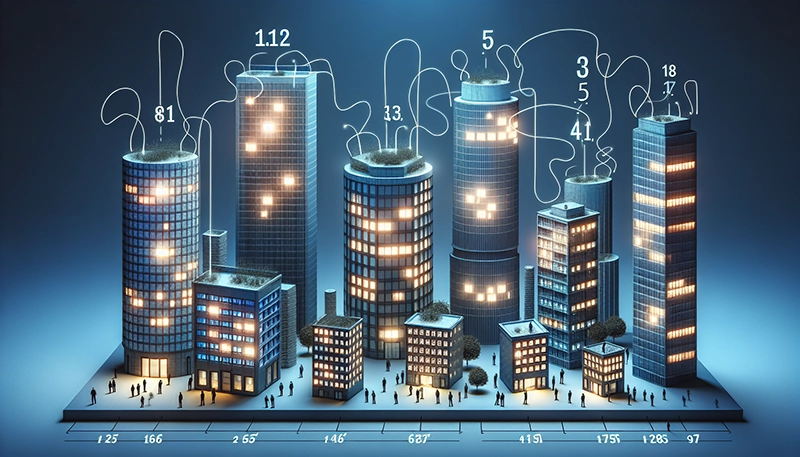 Illustration showing average Operations Manager salary by company size in 2023