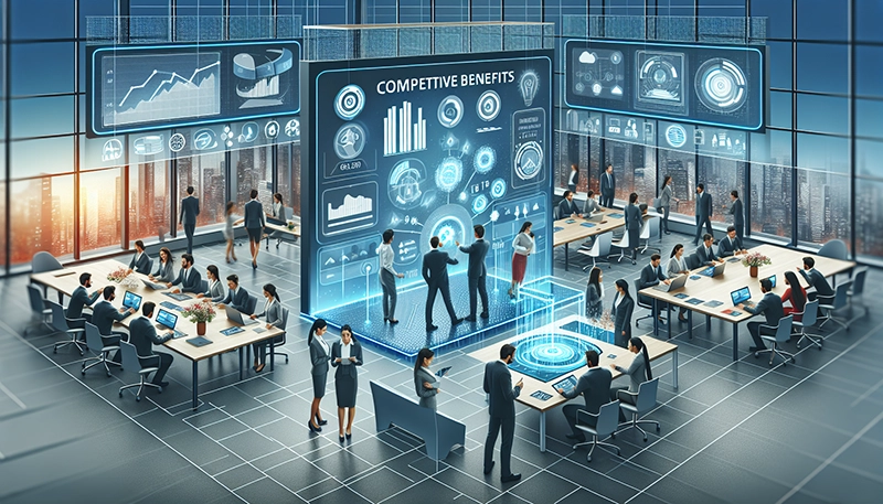 Illustration of effective communication of competitive benefits