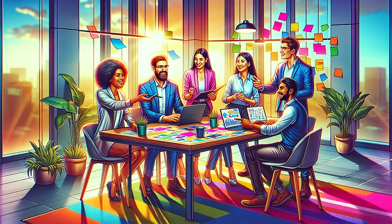 An illustration representing the importance of internal equity for employee satisfaction.