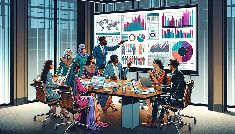 An illustration highlighting the process of addressing pay inequities.