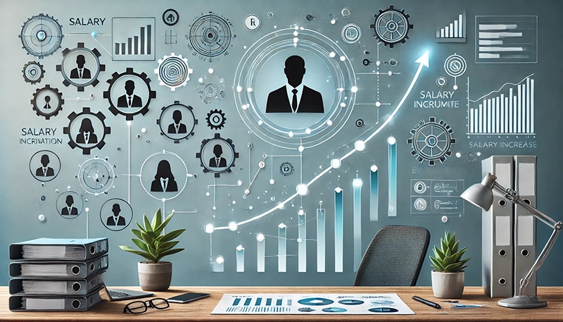 A visual representation of key elements in a wage increase letter.
