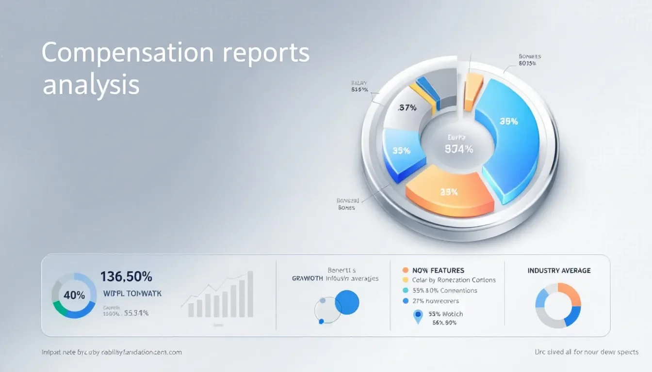 Key features of compensation reports, showcasing data and analysis.