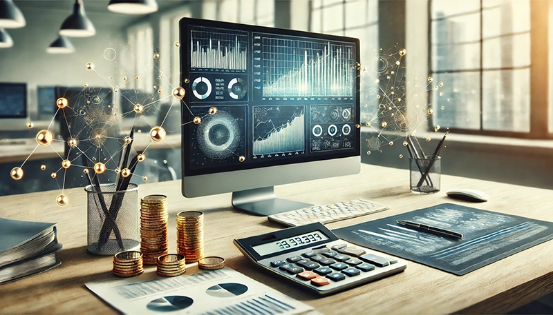 Illustration of a compensation calculator in action, calculating total compensation.