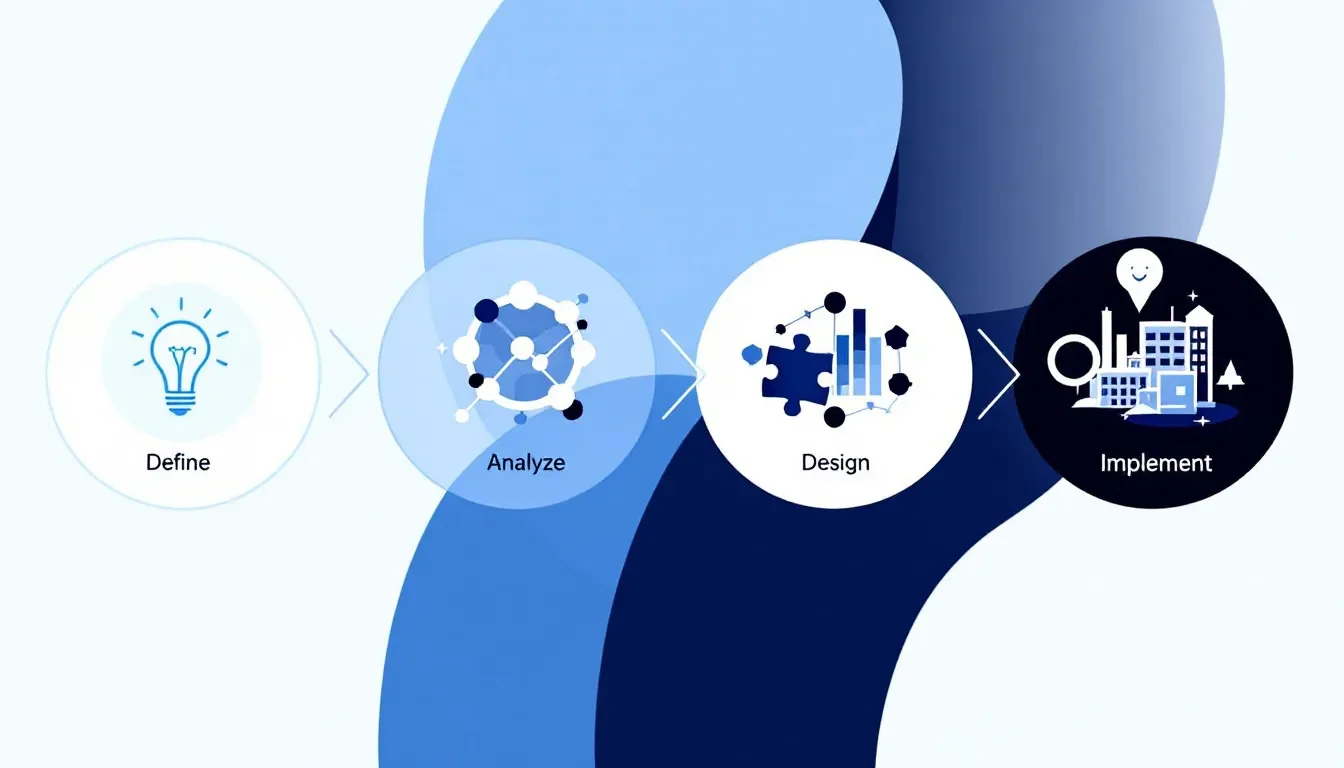 A diagram showing the design process of a compensation system.