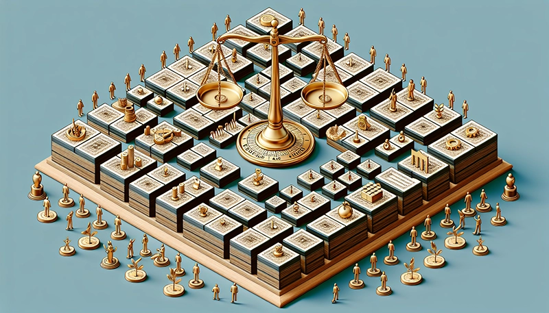 Sample merit matrix illustration