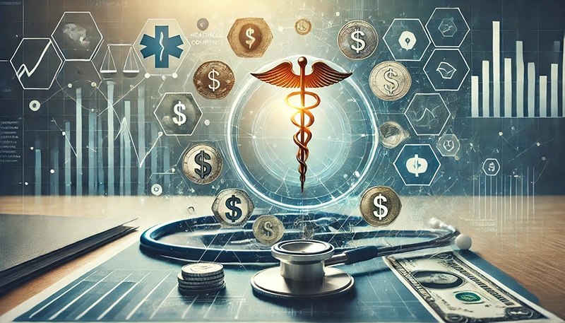 A visual representation of total cash compensation and financial incentives in healthcare.