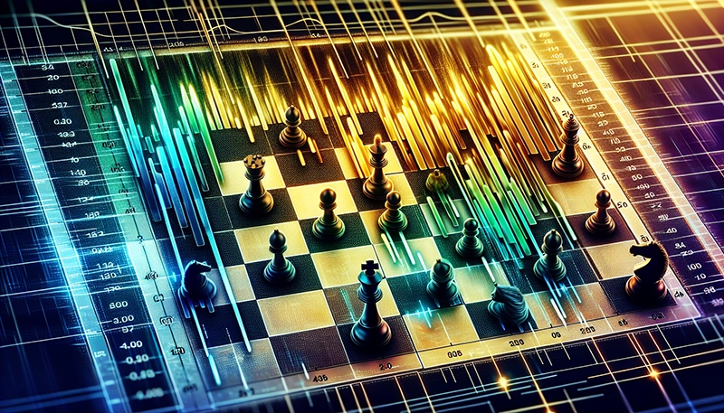 Artistic depiction of optimized work schedules