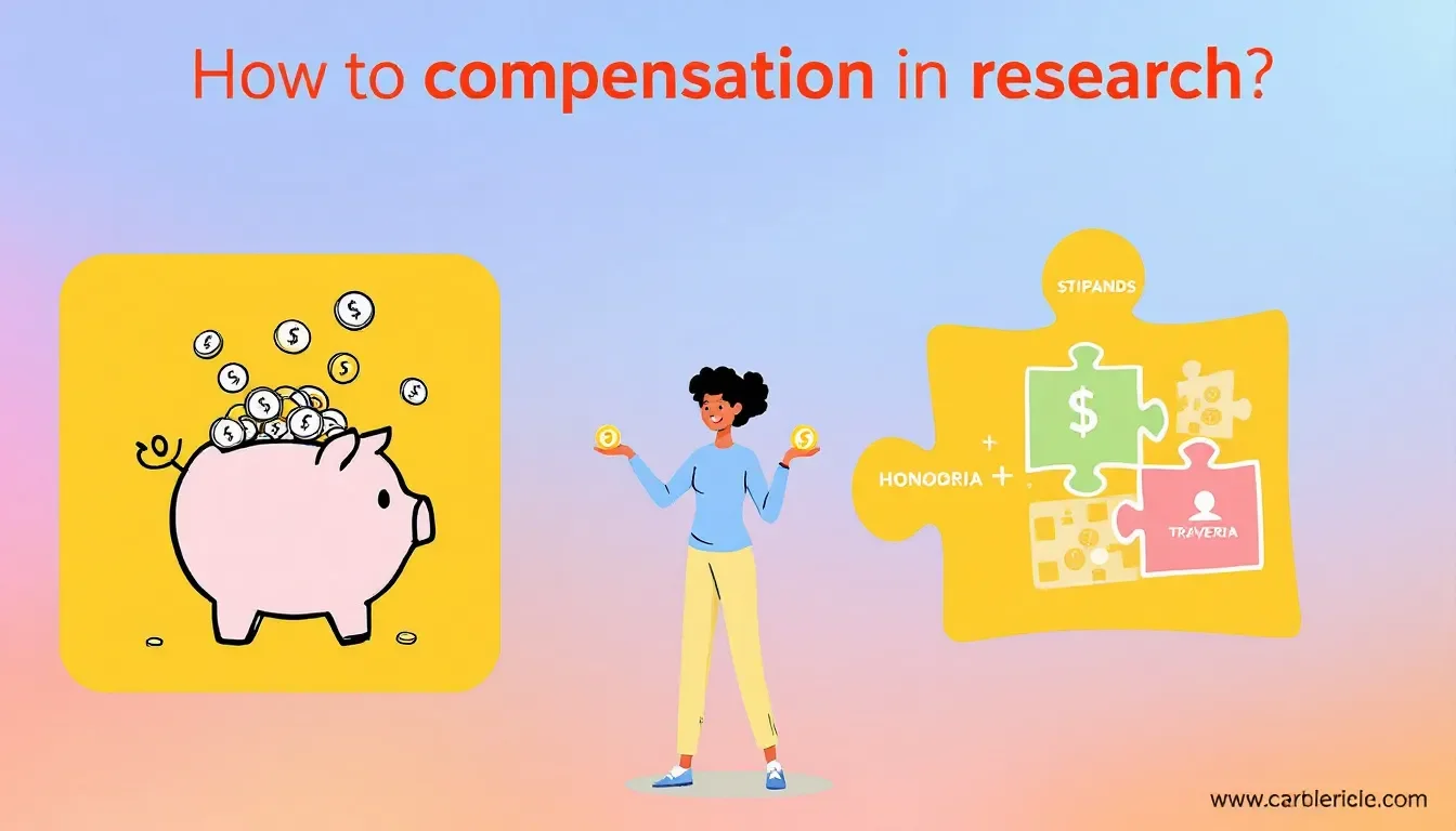 An image representing the communication of compensation in research advertising.