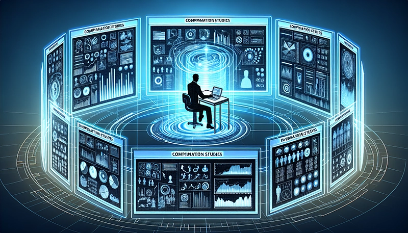 Illustration of a data analysis process for compensation studies