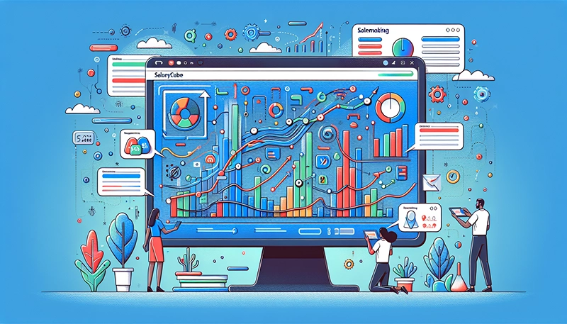 SalaryCube platform with salary benchmarking data