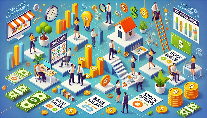 A captivating illustration showcasing a comprehensive benefits package