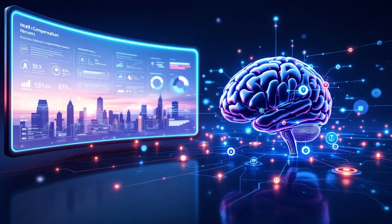 Insights gathered from healthcare compensation surveys displayed visually.