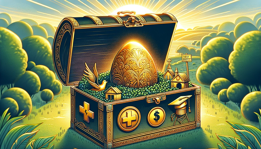 Illustration of a retirement savings plan