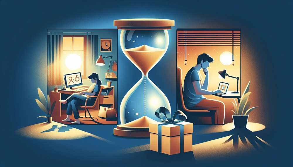 Illustration of flexible work arrangements
