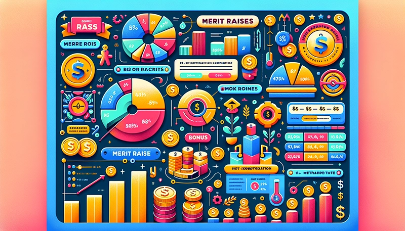 An infographic showcasing compensation data for employers.