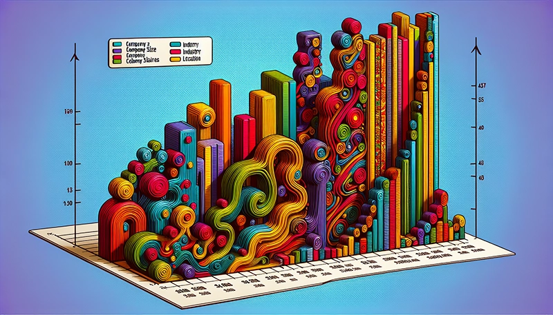 An illustrated map of the United States highlighting states with the highest HR Manager pay