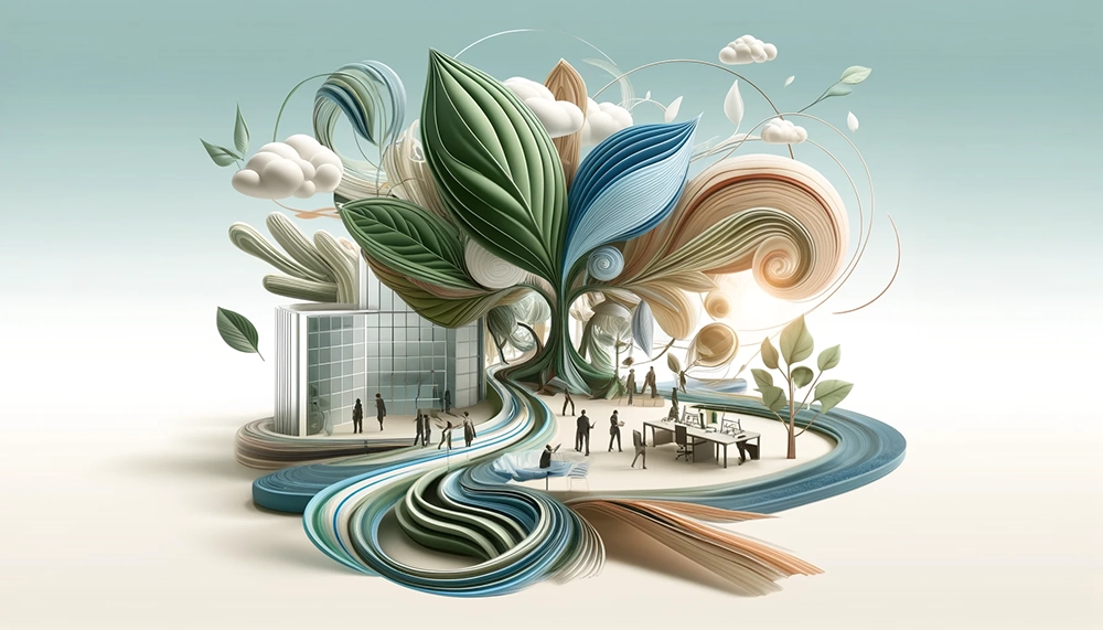 An illustration depicting the concept of employee retention.