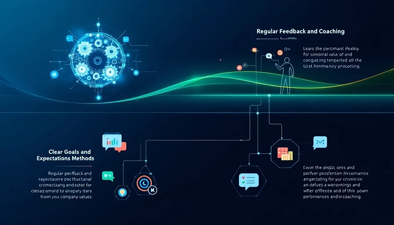 An image depicting effective performance management methods.