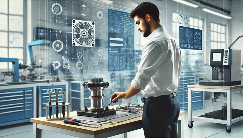 Illustration of technicians with applied scientific skills