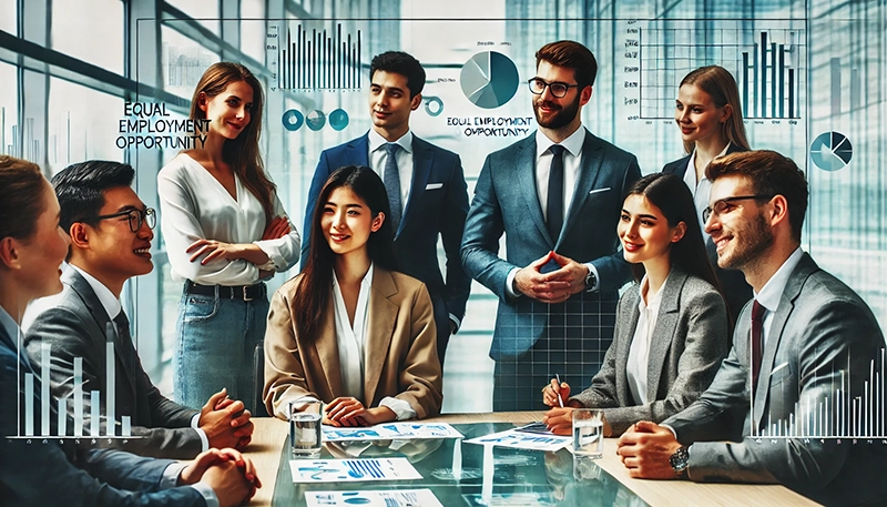 Illustration of executive/senior level officials and managers