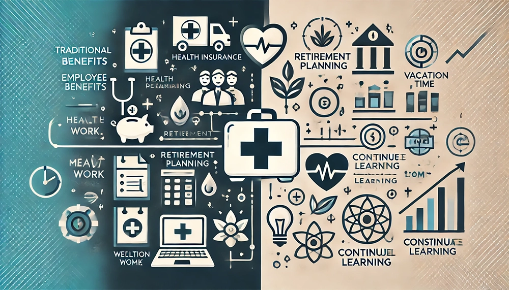 Illustration of budgeting employee benefits