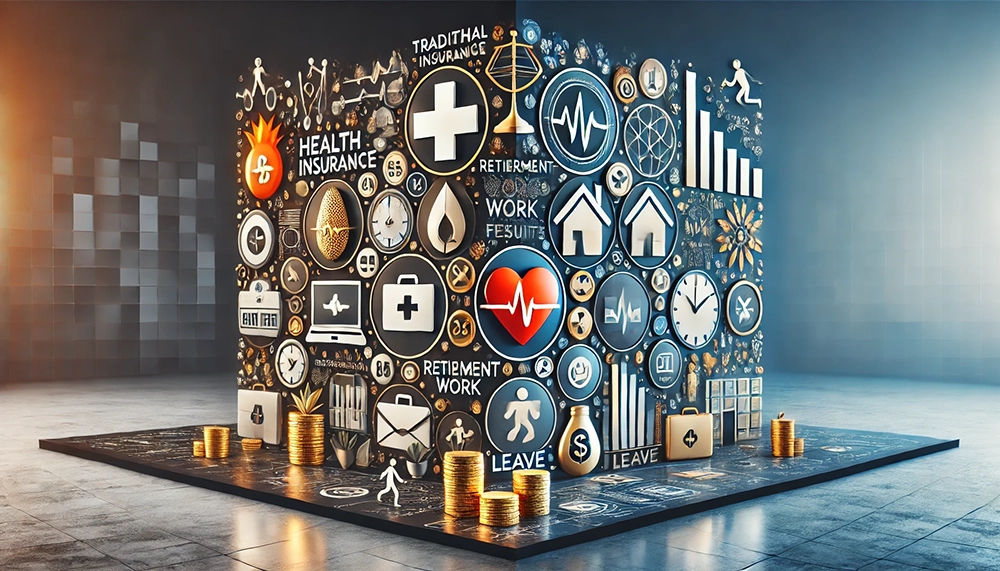 Illustration of calculating total employee benefits cost