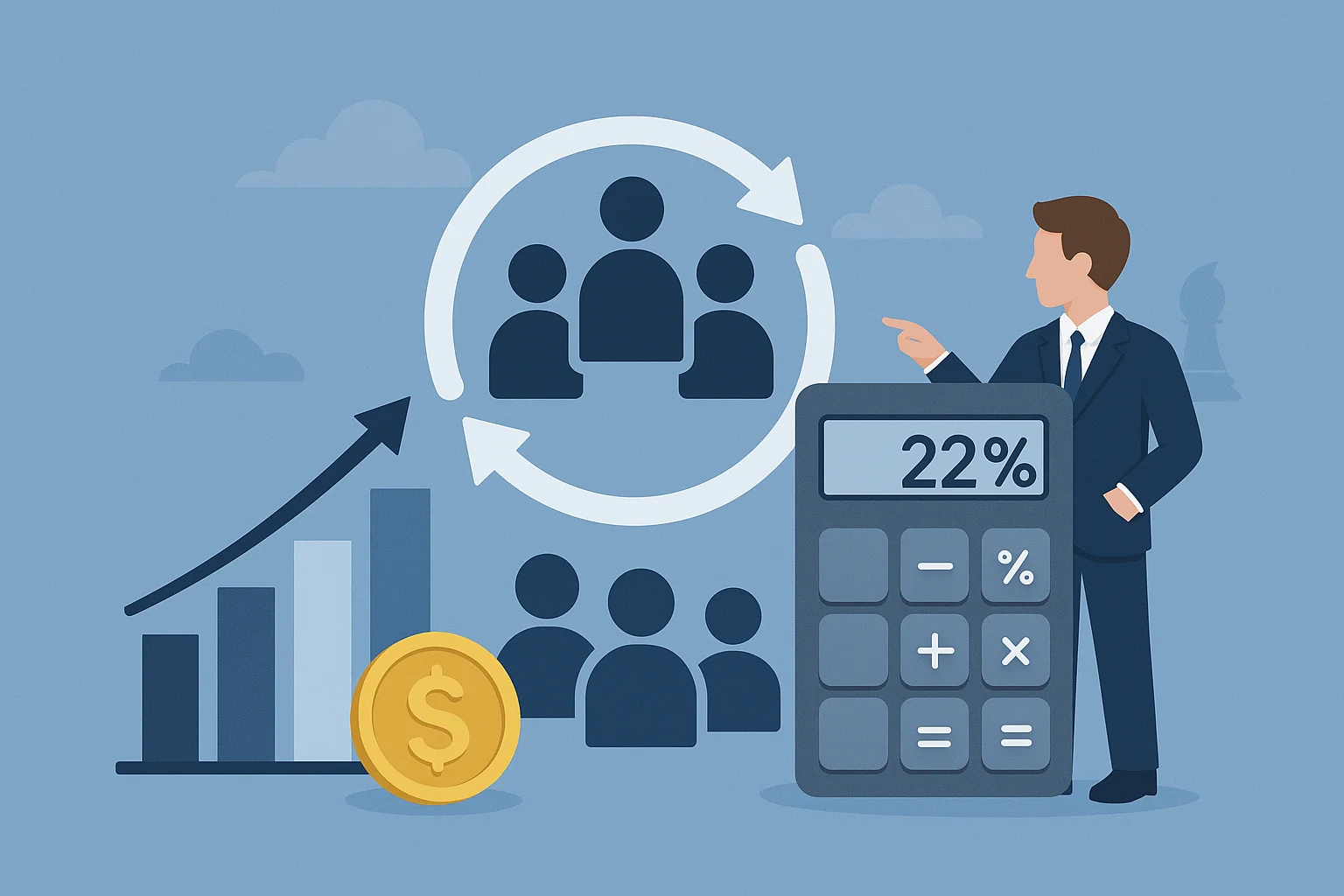 A data analysis dashboard for turnover statistics.