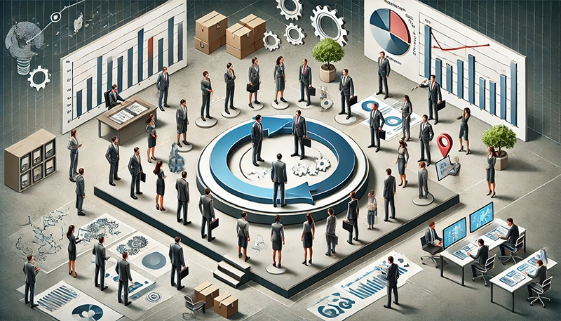 An illustration depicting the consequences of high attrition rates on a company.