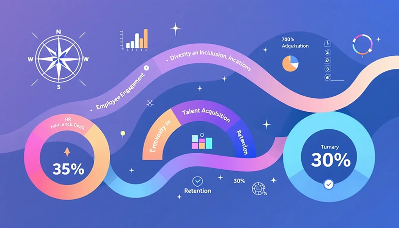 An infographic illustrating the importance of HR goals in organizational success.