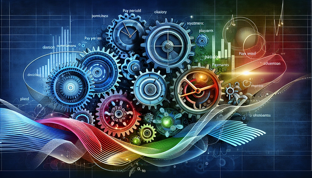 An illustration showing the impact of pay periods on payroll processing.